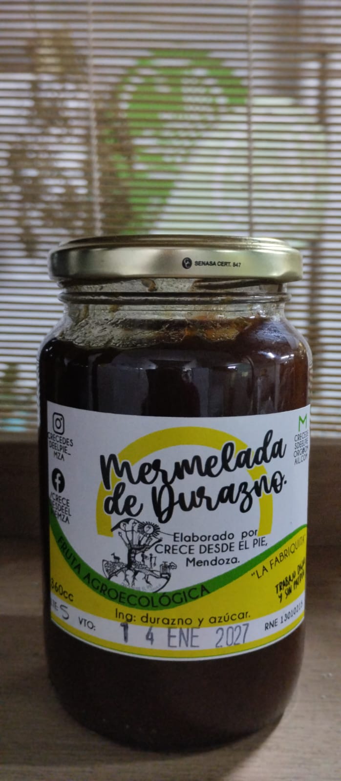 Mermelada de Durazno (360cc)