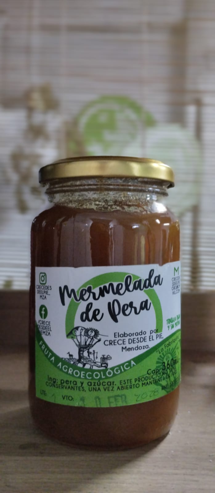 Mermelada de Pera (360cc)