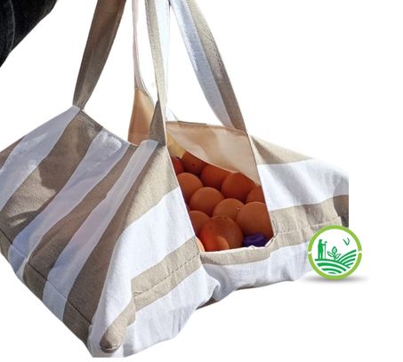 Bolsa porta Maple rayada (1u)