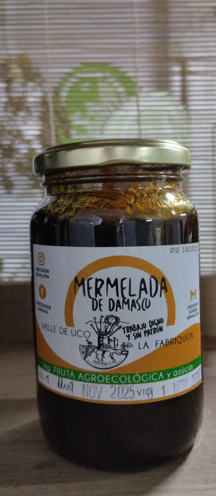 Mermelada de Damasco (360cc)