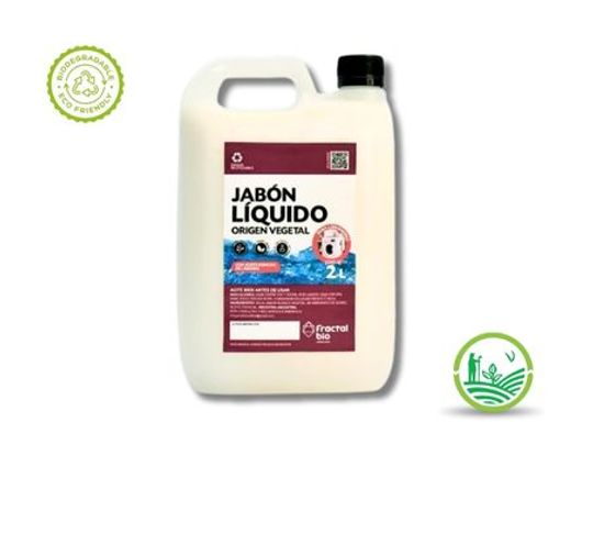 Jabón Líquido para Ropa Biodegradable, sin toxicos. (2L)
