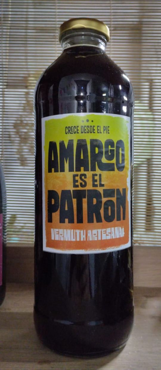 Vermú Artesanal Amargo es el Patrón (Tinto) (1L)