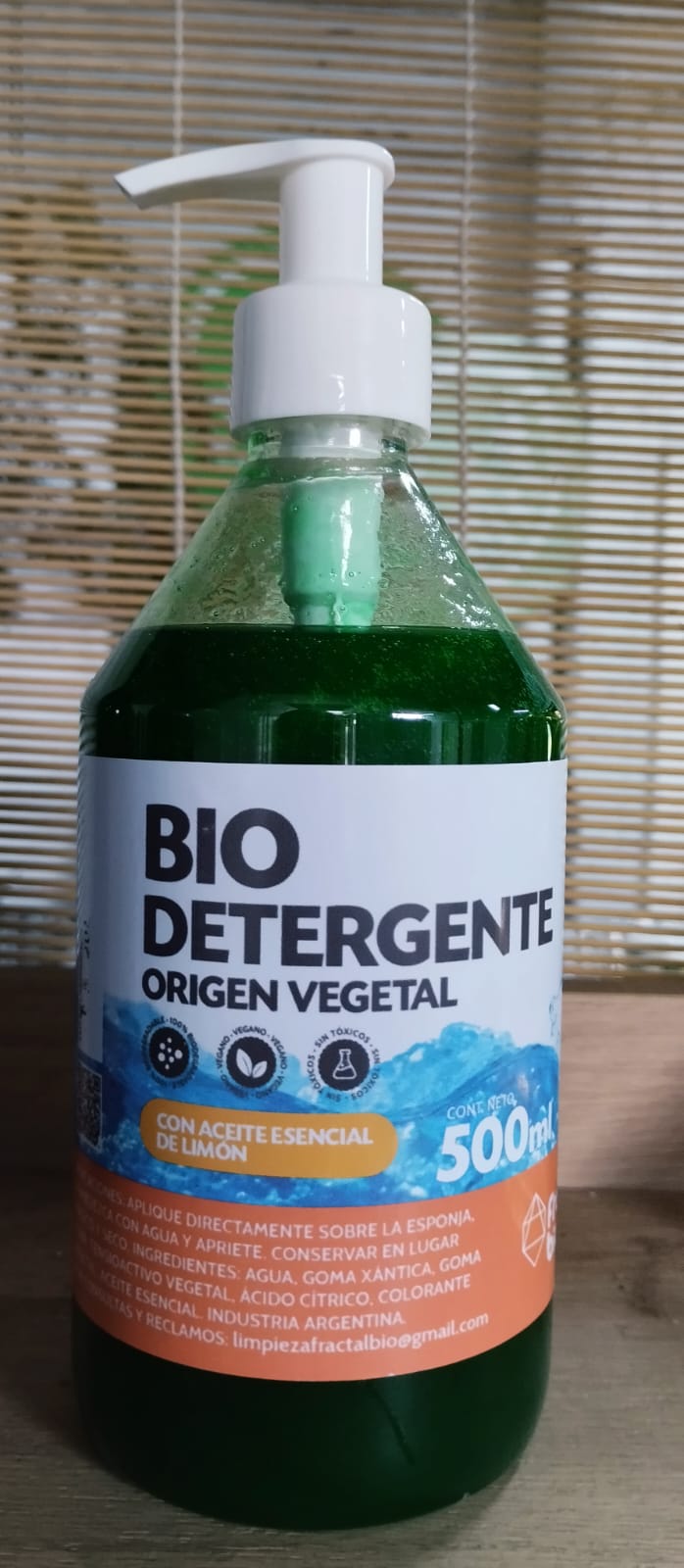 Detergente Limón ( con válvula) (500ml)