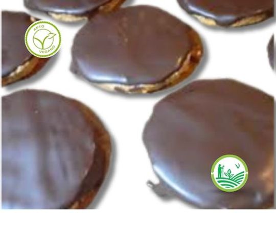 Galletitas de algarroba bañadas en chocolate (120gr)