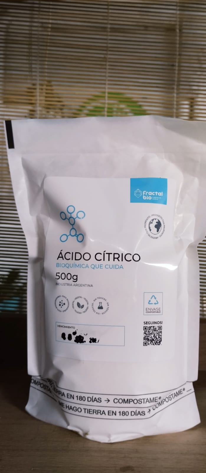 Ácido cítrico en polvo (500gr)
