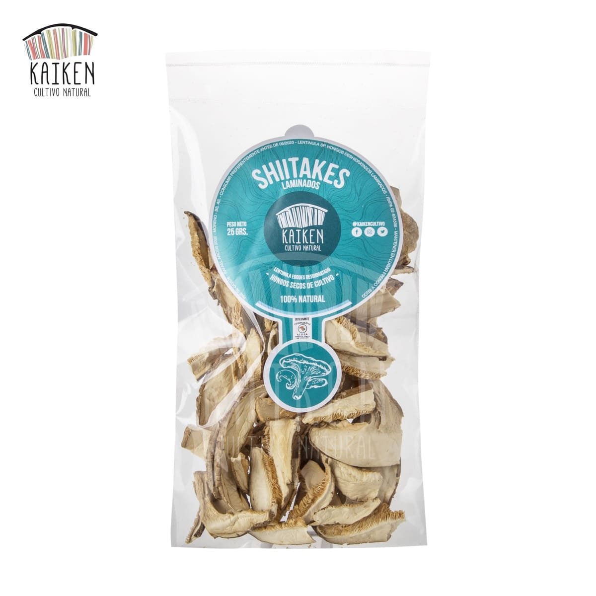 Hongos Shitake Laminados (lentinula) (25gr)