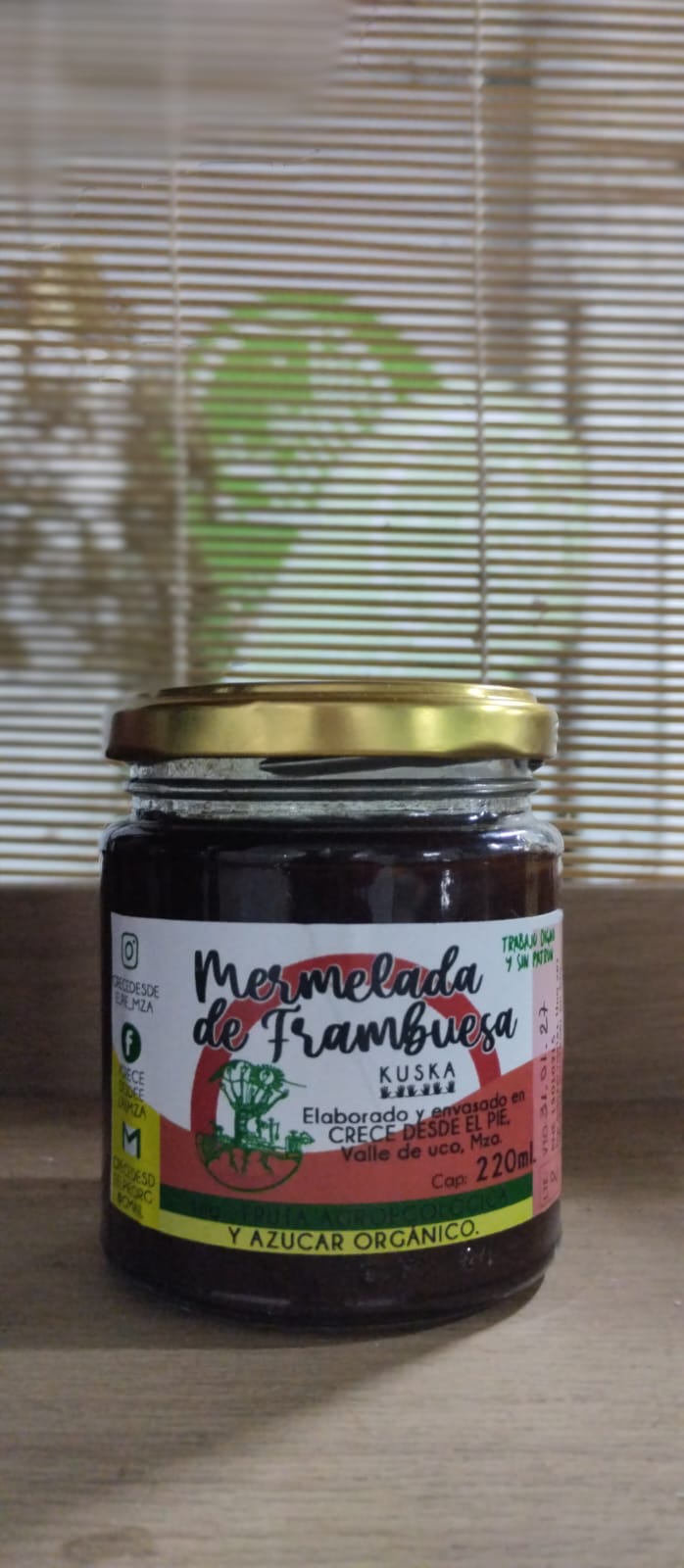 Mermelada De Frambuesa (200gr)