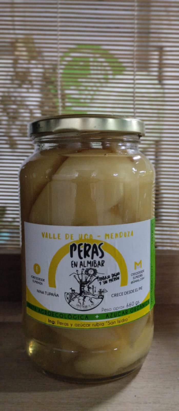 Peras en almibar (660cc)