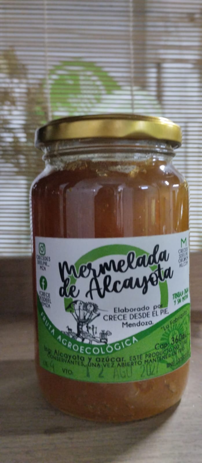 Mermelada de Alcayota (360cc)
